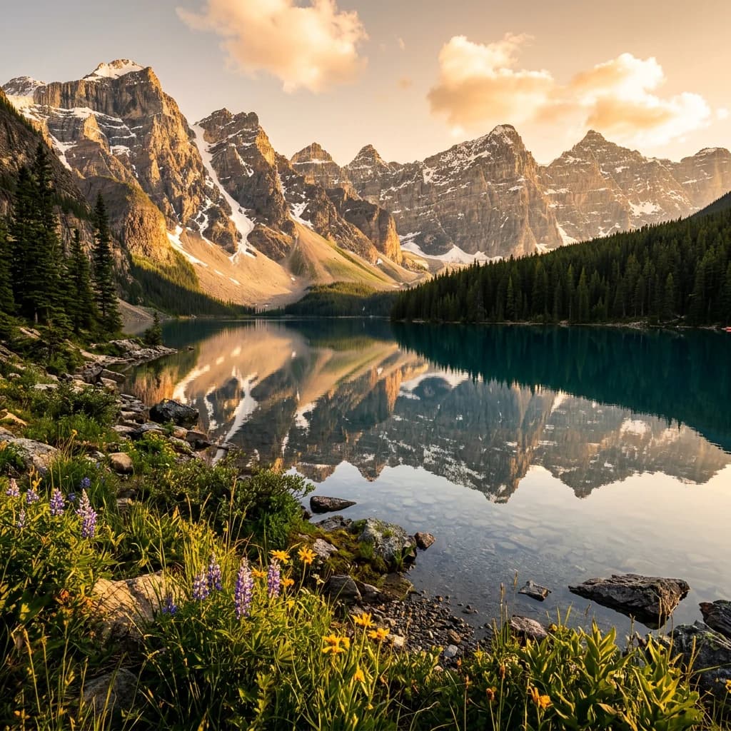 After — Ultra-detailed 4K landscape with every leaf individually rendered