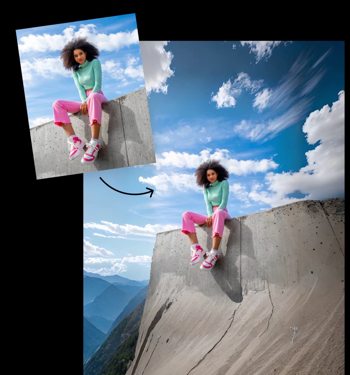 AI Image Uncrop Demo