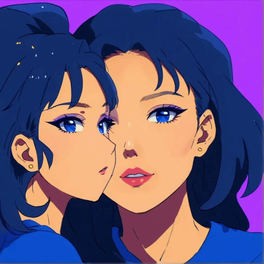 Gemini Manga AI character filter example - transform photos into anime & manga style avatar