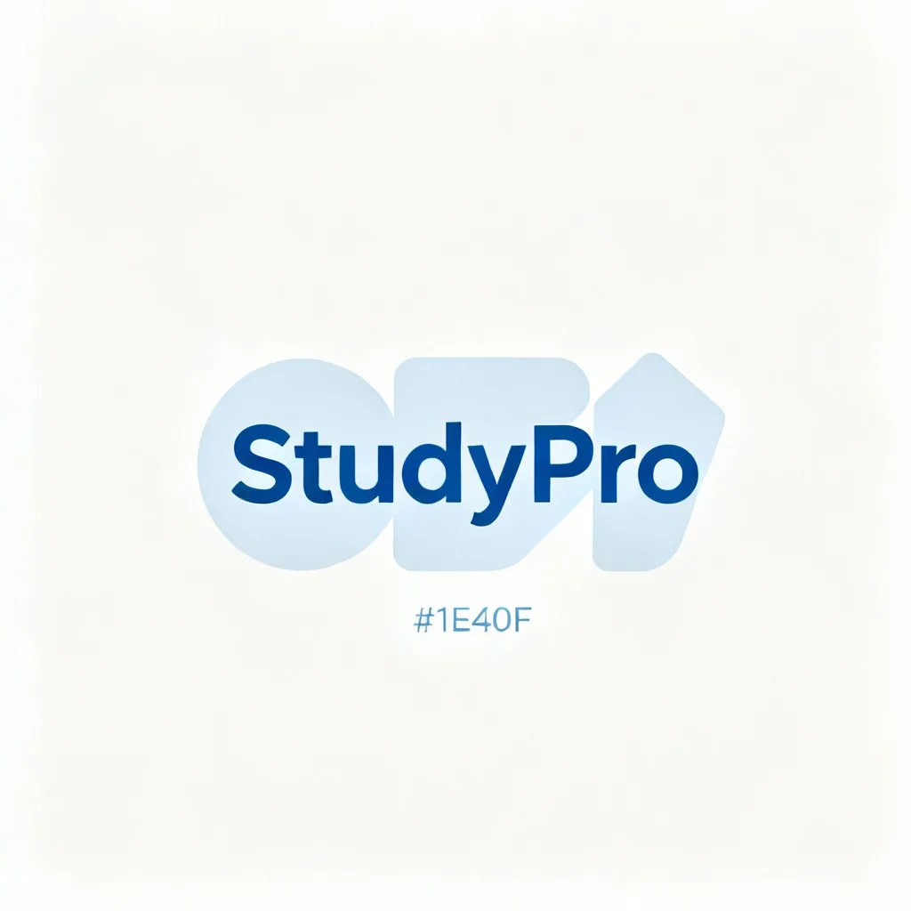 StudyPro logo - Education Minimal