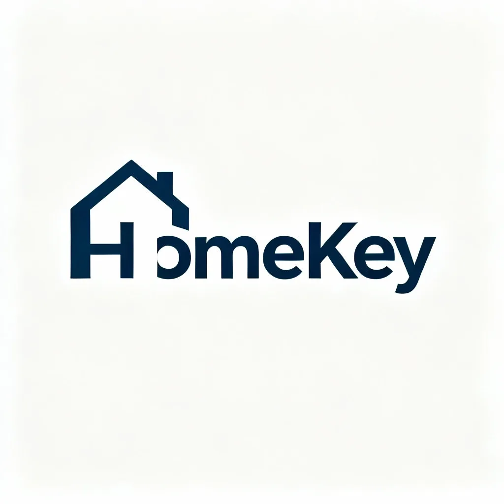 HomeKey logo - Real Estate Minimal