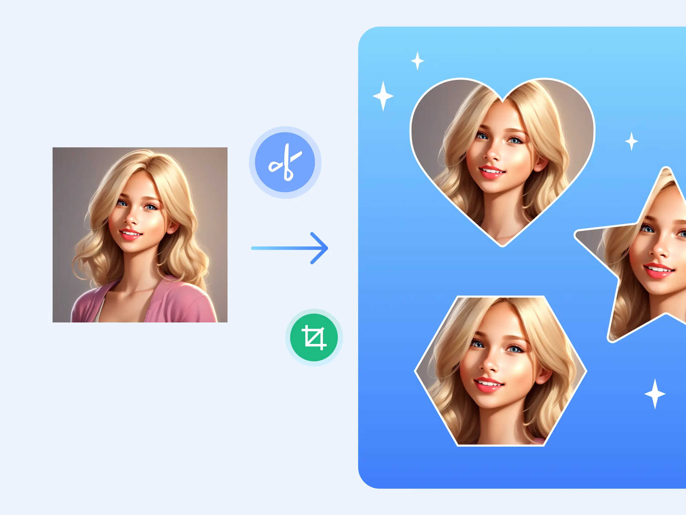 Shape Cropper - AI Tool for Canva | A1D.AI